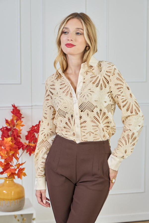 Chemise Dentelle Dalida
