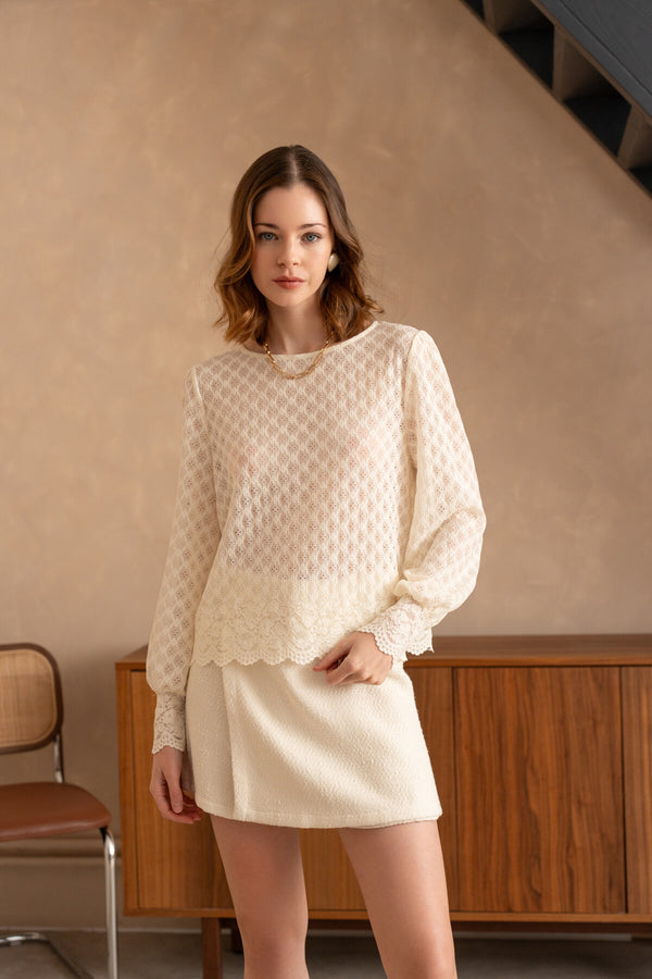 Blouse dentelle Loriane